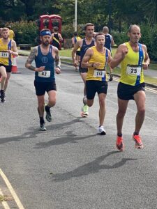 Rich, Adrian and Dan in the Round the Lakes 10k Summer edition
