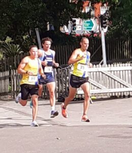 Rich Brawn and Adrian James in the Round the Lakes 10k Summer edition