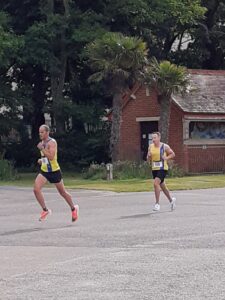 Rich Brawn and Adrian James in the Round the Lakes 10k Summer edition