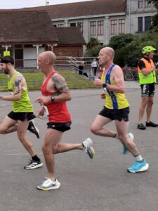 Trev Elkins and Barry Dolman in the Round the Lakes 10k Summer edition