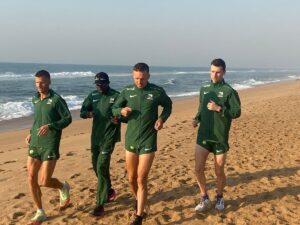 Ant training with Nedbank teammates