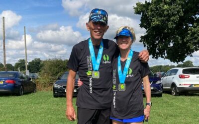 Trev, Debbie and Nikki find it tricky in New Forest Marathon 10k