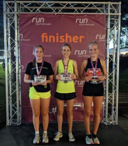 Emily Coltman was 3rd Female in the Run Bournemouth Supernova 5k