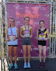 Isabel Cherrett was 2nd Female in the Run Bournemouth Junior 5k