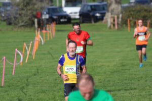Adrian Townsend finishing the New Forest 10 Mile