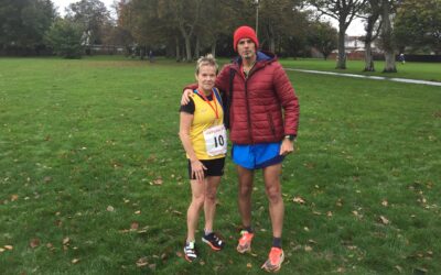 Rich and Helen go hell for leather at Hayling 10