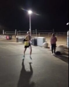 Hugo Richardson in the Boscombe 5k Winter Series