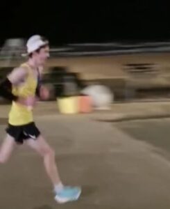 Hugo Richardson in action at the Boscombe 5k Winter Series