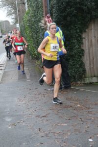 Harriet Slade in the Junction Broadstone Quarter Marathon