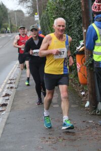 Ian Graham in action at the Junction Broadstone Quarter Marathon