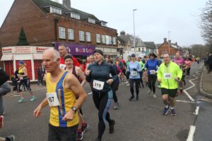 Ian Graham starting the Junction Broadstone Quarter Marathon