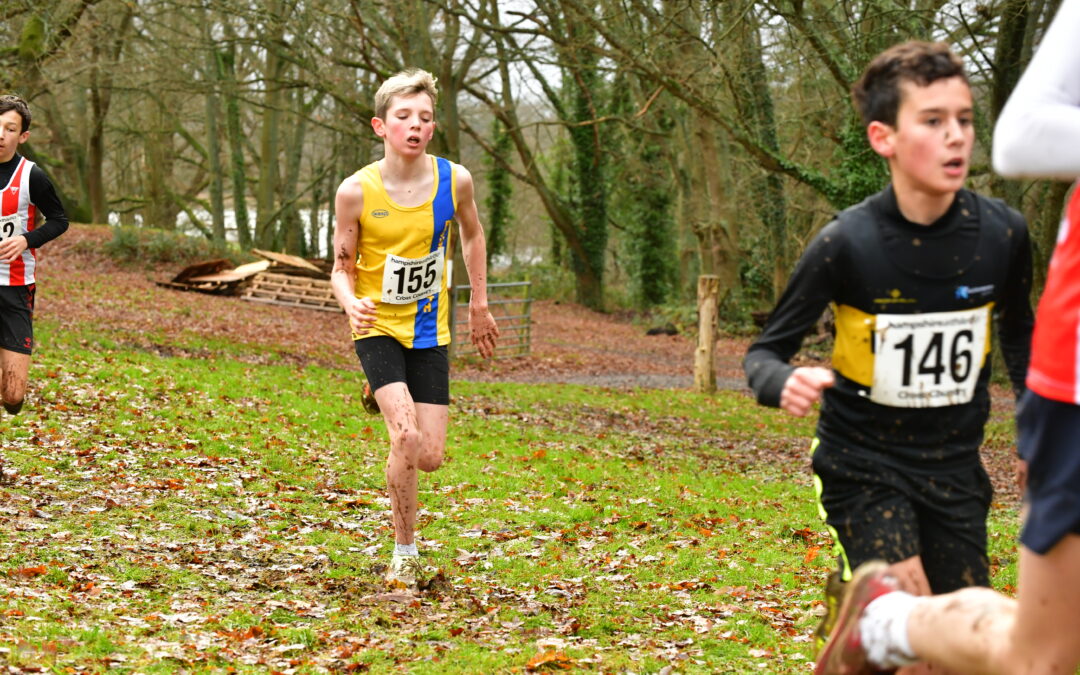 Connor Grocott crowned Under 13 Boys Hampshire Cross Country Champion