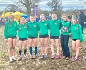 Dorset Under 17 Women's Team - UK Inter Counties Cross Country Championships