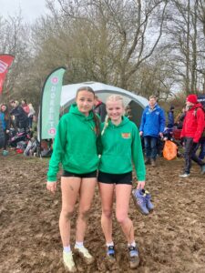 Mariah Marshall & Emily Coltman - UK Inter Counties Cross Country Championships