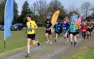 Stu, Lea and Graeme spring into action at Larmer Races