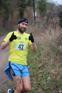 Trev Elkins coming out on top in the Up on the Downs 10k