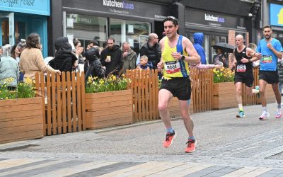 Chris manages Manchester Marathon despite lingering long covid effect