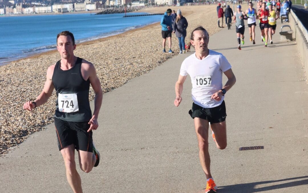 JC weighs in at Weymouth Half Marathon