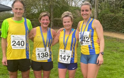 Awesome foursome hit the hills of Marnhull 12k