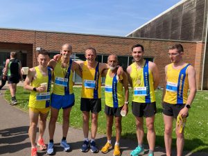 The Bournemouth AC team after the Alton 10