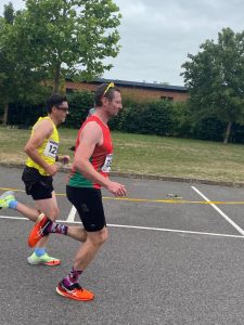 Chris O'Brien in the Lordshill 10k