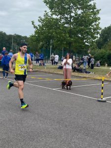 David Pinney in the Lordshill 10k