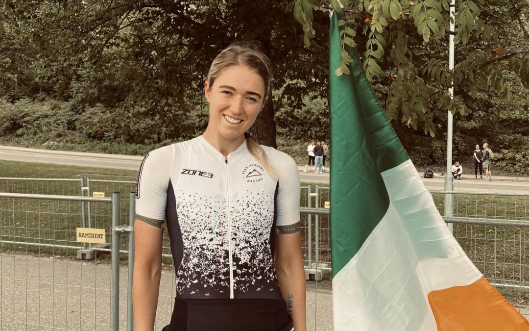 Laura Daly expresses herself on the big stage at Ironman 70.3 World Champs