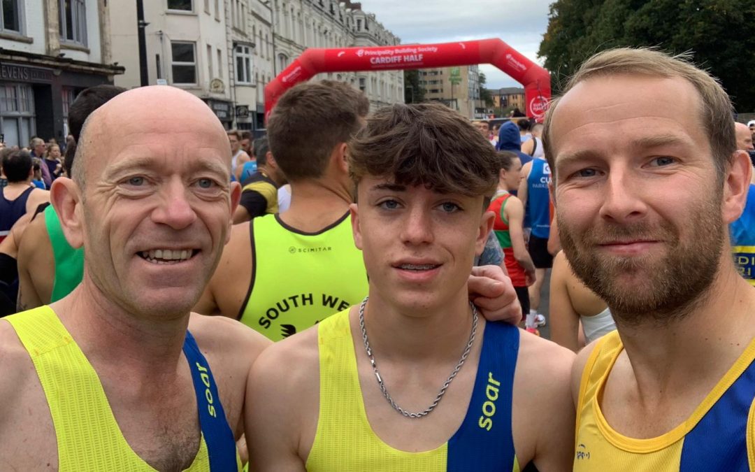 BAC lads on tour at Cardiff Half Marathon