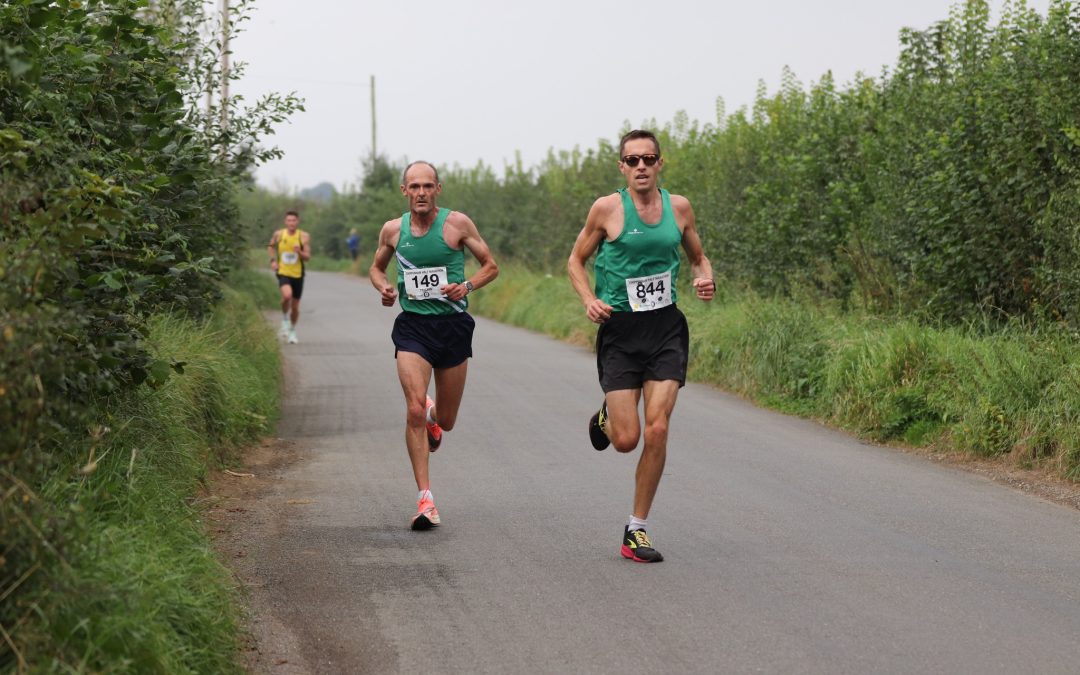 Stu Nicholas chips in for Dorset at South West Inter Counties Team Half Mara Champs