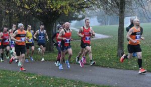 Runners heading through Kings Park