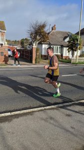 Grzegorz in action at the Gosport Half Marathon 