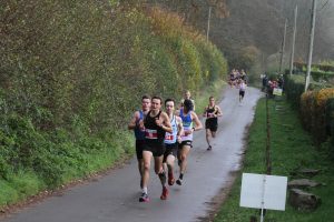 The lead group in the Wimborne 10