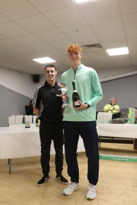 Ollie James collects some prizes