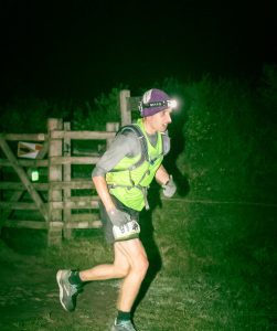 Stu Nicholas heads through Moors Valley Country Park in the dark
