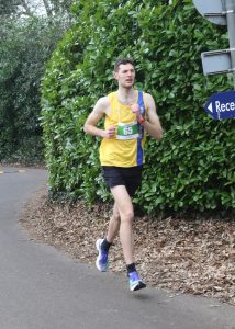 Ben Collins in action at the Netley 10k