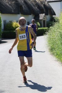 Geoff Newton in action during the Tarrant Valley 10k