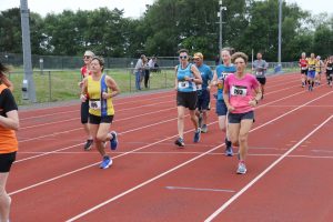 Louise Price starting her race