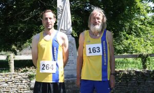 Ricky Brennan and Geoff Newton at the Tarrant Valley 10k
