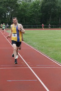 Ricky Brennan completing the course