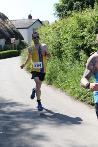 Ricky Brennan in action in the Tarrant Valley 10k