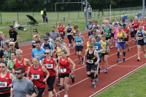 Some of the BAC ladies get their race underway