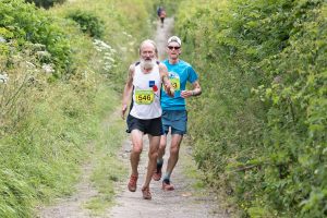 Geoff Newton in action at the Giants Head Half Marathon
