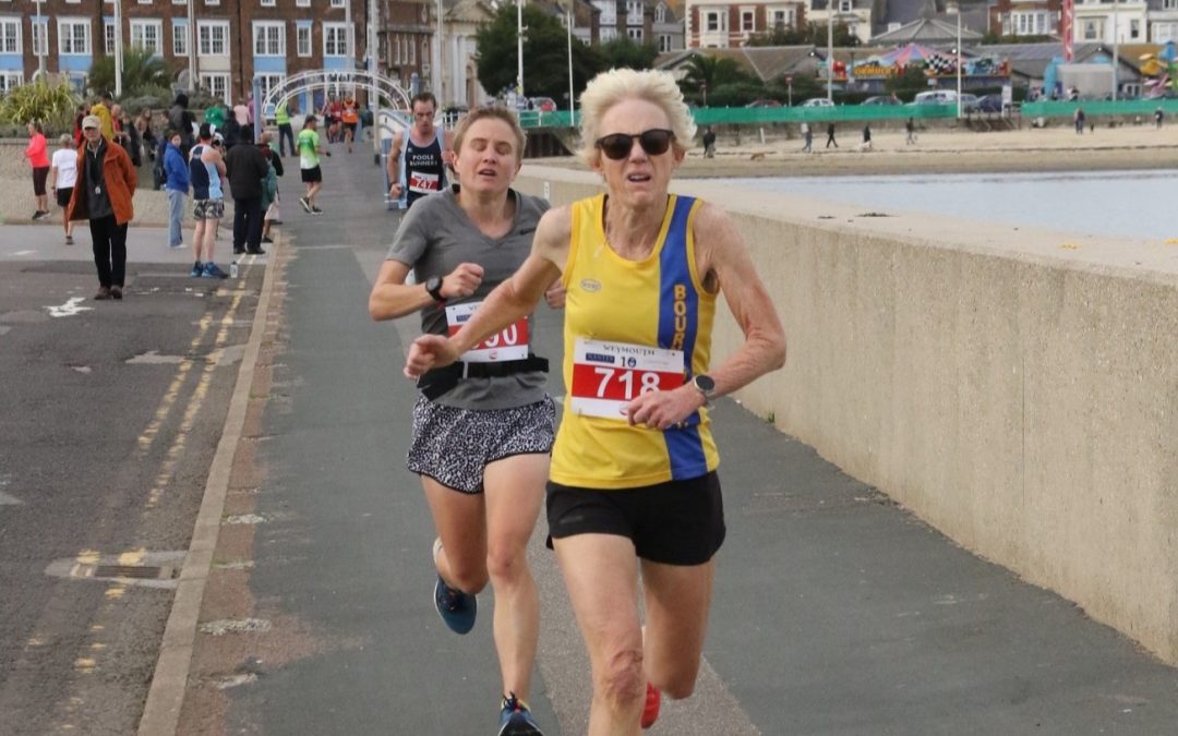Debbie wins age category battle at Weymouth 10