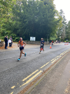Nick Kenchington in the Loch Ness Marathon