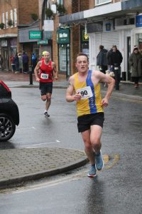 Josh Cole in the Broadstone Quarter Marathon