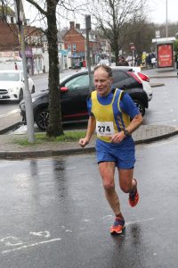 Jud Kirk in the Broadstone Quarter Marathon