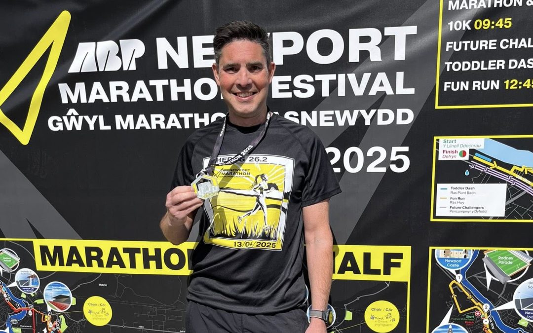Chris O’Brien harbours hopes of successful Newport Marathon