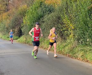 Katie Gunn in action at the North Dorset Village Marathon