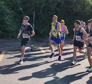 Stu Nicholas in the North Dorset Village Marathon