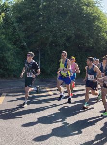 Stu Nicholas starting the North Dorset Village Marathon